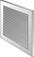 Wetterschutzgitter LG 2525 w