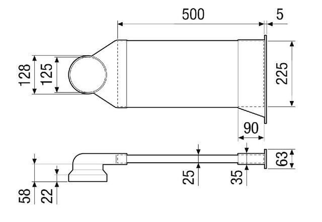 Laibungselement ALD 125 LE