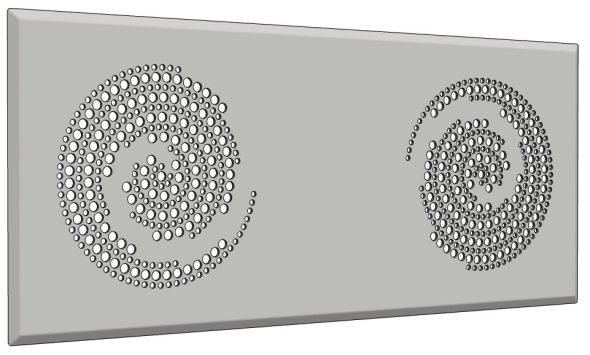 Ventildoppelgitter DVG DE Circles