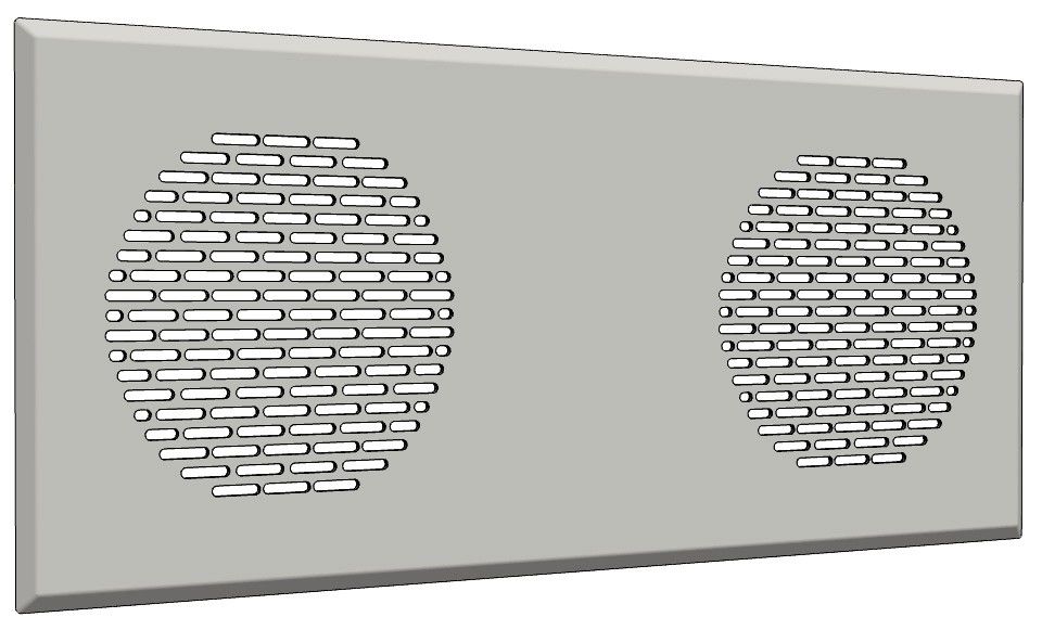 Ventildoppelgitter DVG DW Stripes