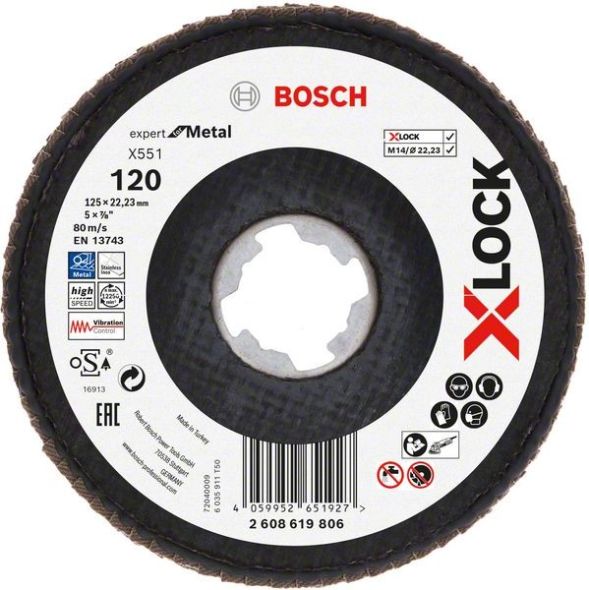 X-LOCK-Fächerschleifer 2608619806 (VE10)