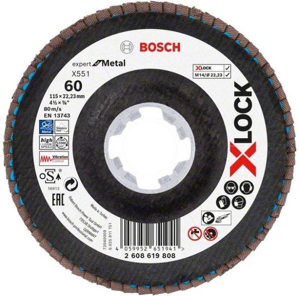 X-LOCK-Fächerschleifer 2608619808 (VE10)