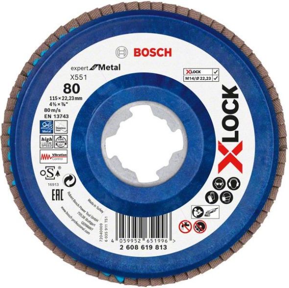 X-LOCK-Fächerschleifer 2608619813 (VE10)