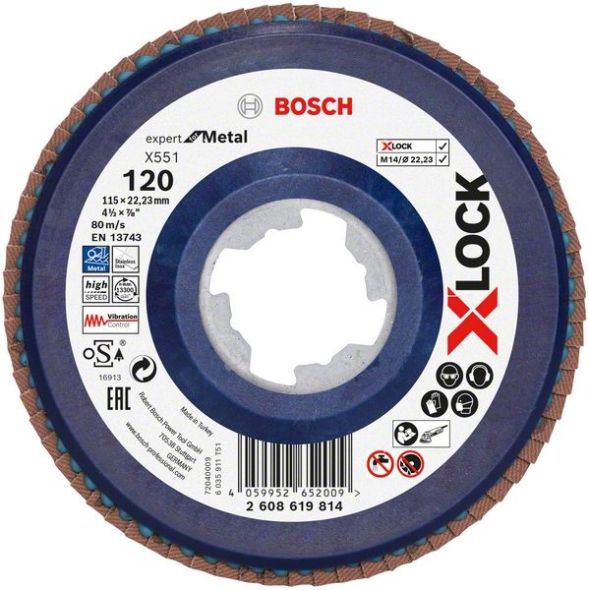 X-LOCK-Fächerschleifer 2608619814 (VE10)