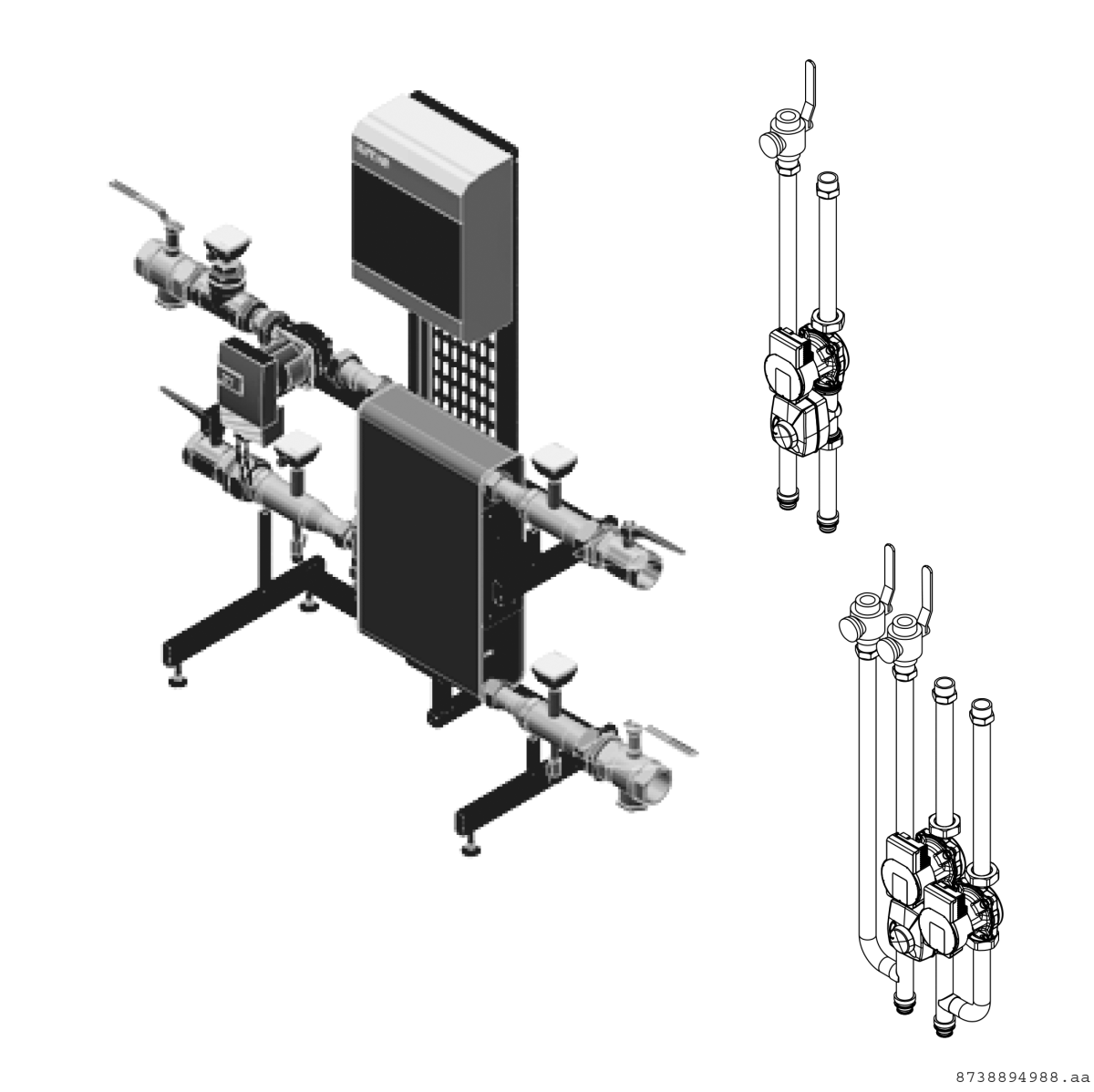 Anschluss-Set AWMB-2HK