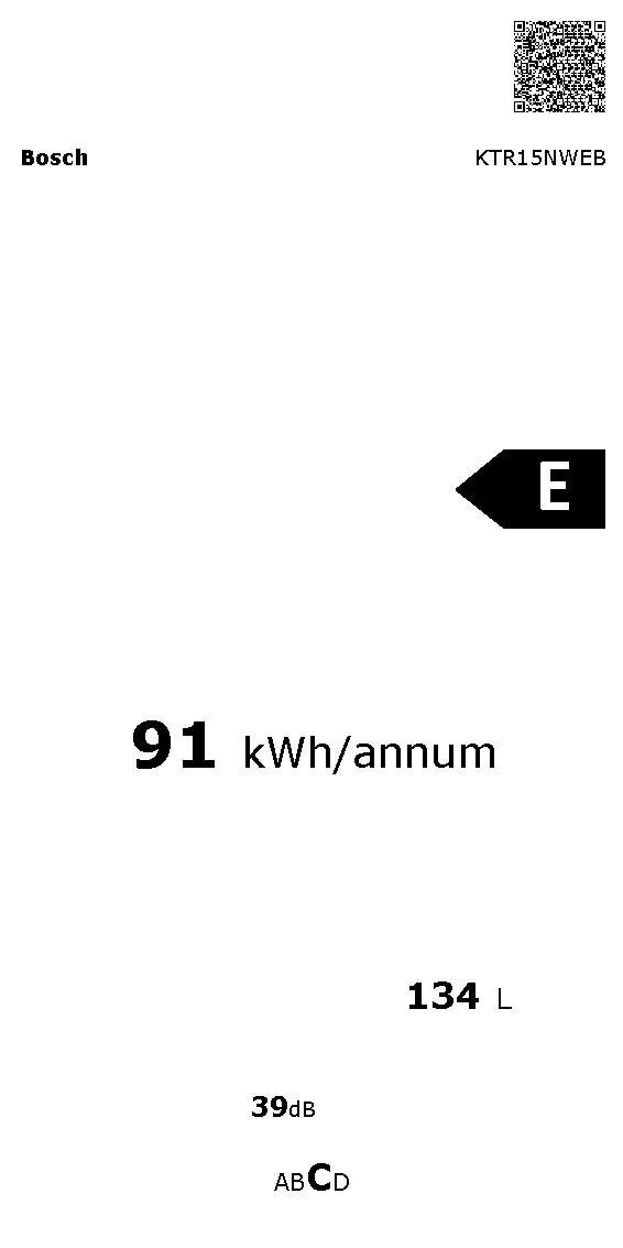 Tisch-Kühlgerät KTR15NWEB