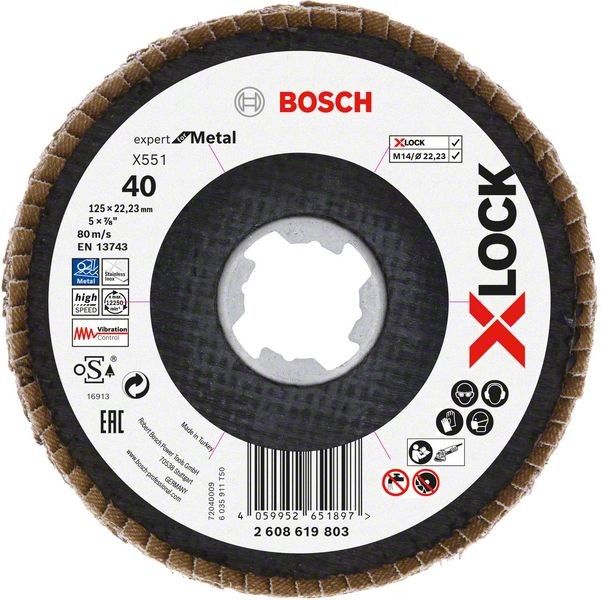 X-LOCK-Fächerschleifer 2608619803 (VE10)
