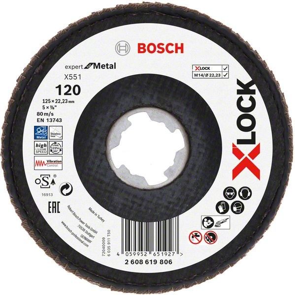 X-LOCK-Fächerschleifer 2608619806 (VE10)