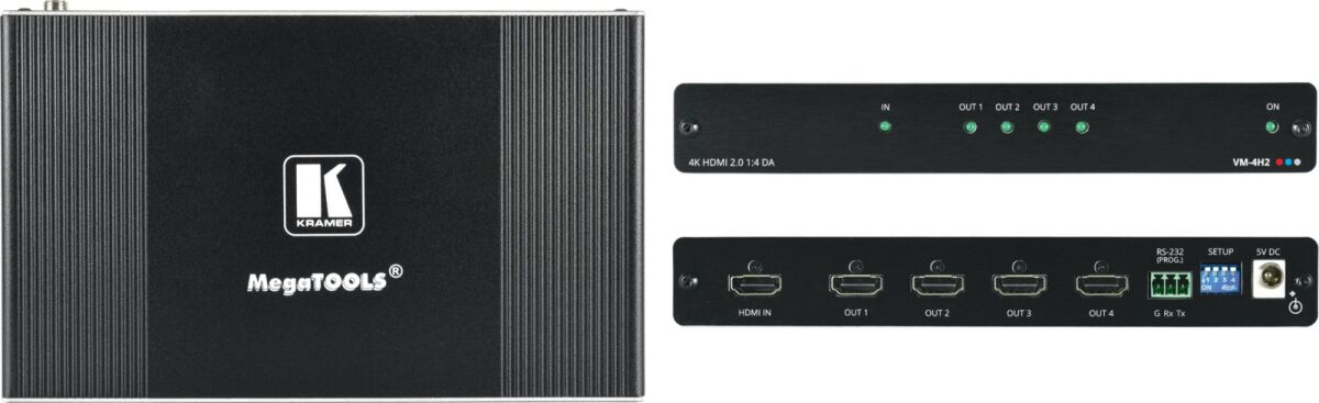 4K HDMI-Verteilverstärker VM-4H2