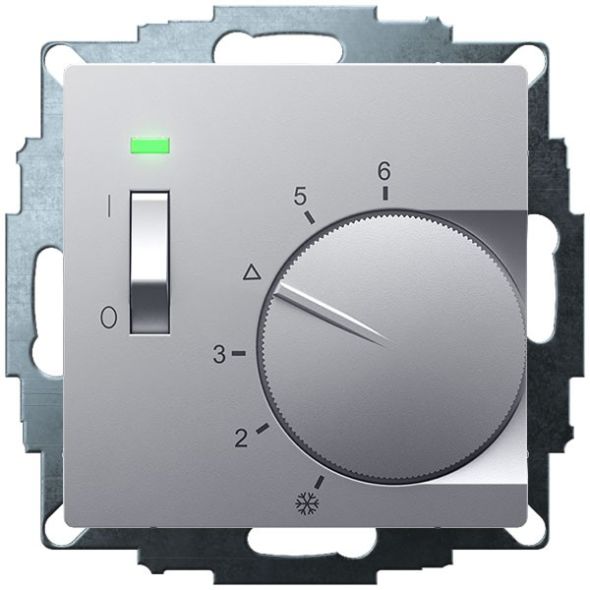 UP-Raumregler 5-30C AC230V UTE 1015-Alu-55