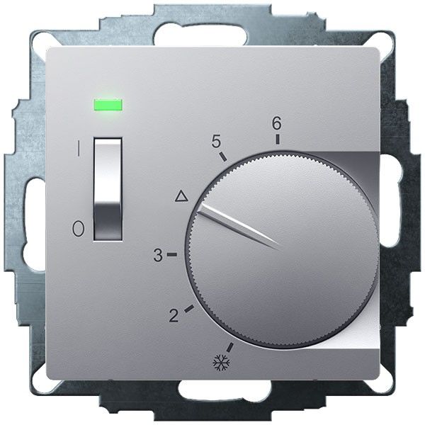 UP-Raumregler 5-30C AC230V UTE 1015-Alu-55