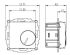 UP-Raumregler 10-40CAC230V UTE2800L-Anthrazit55