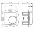 UP-Raumregler 5-30C AC230V UTE 1011-RAL9016-G50
