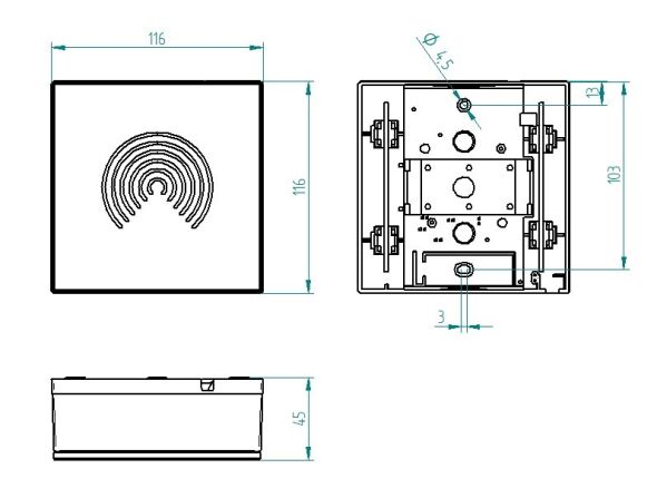Zweiklang Gong GONG 465A Bw/va-s
