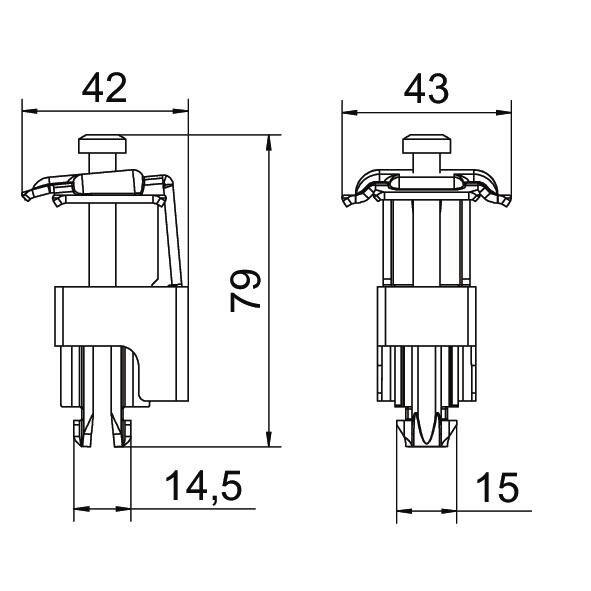 Universalklemme KLU A2 S