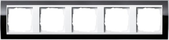 System 55 Event Klar 5-fach Rahmen schwarz 0215733