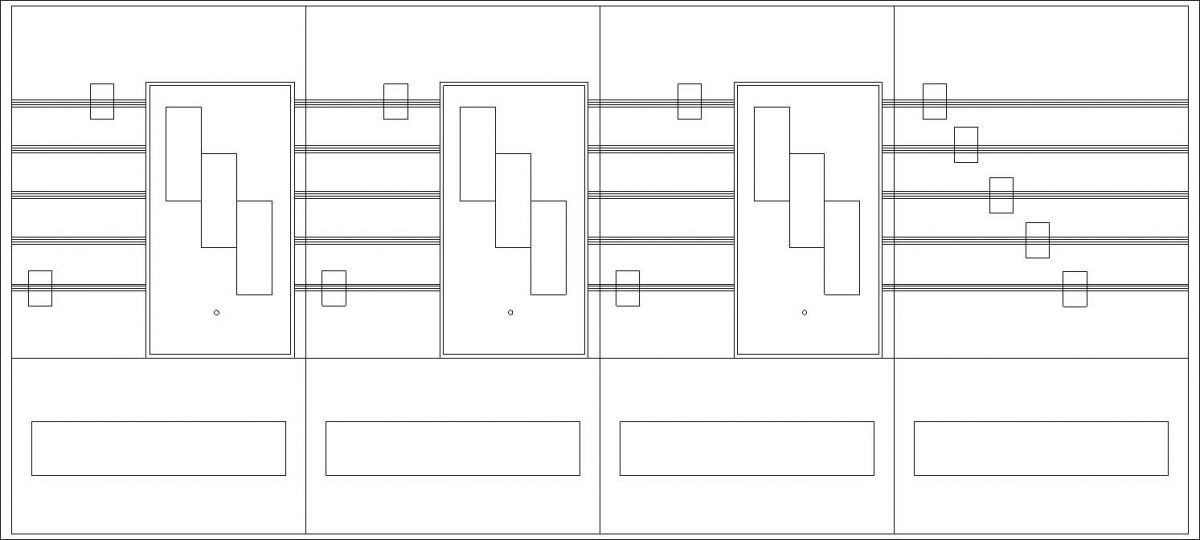 Sammelschienen-Feld PAR464N
