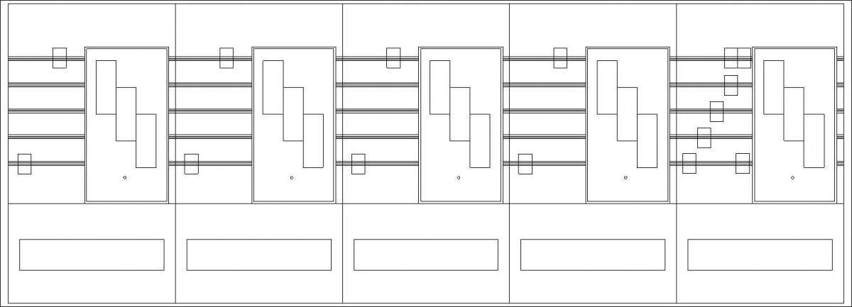 Sammelschienen-Feld PAR563N