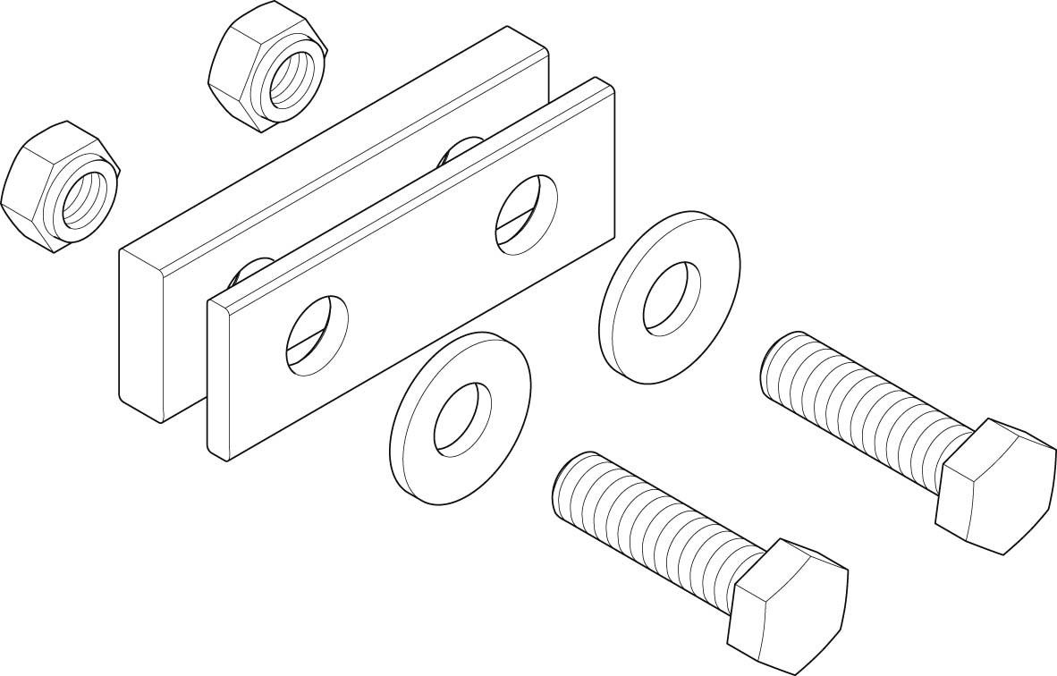 Schrank-Verbindersatz XSV1413