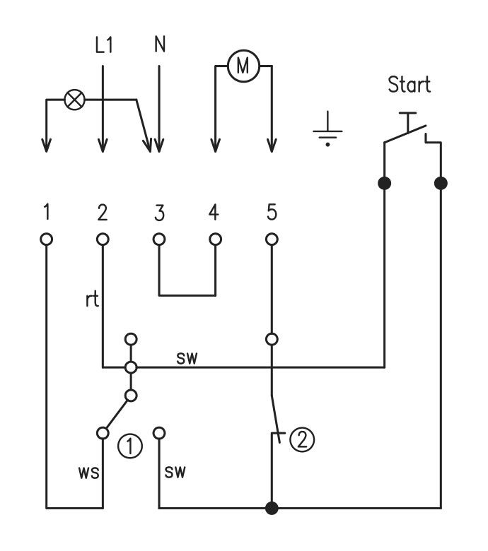 JPS Univers. Druckschalter JPS-3 B