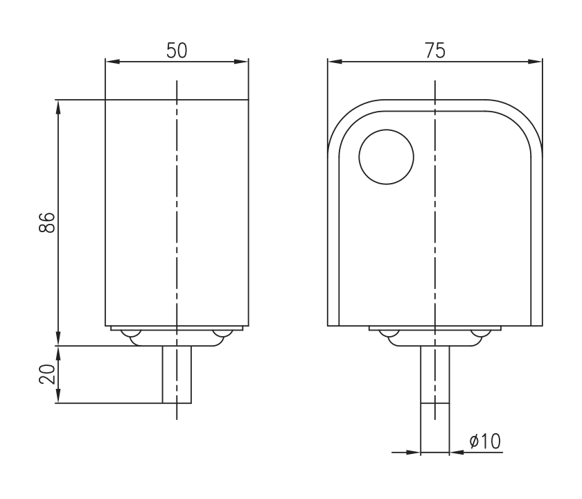 JPS Univers. Druckschalter JPS-3