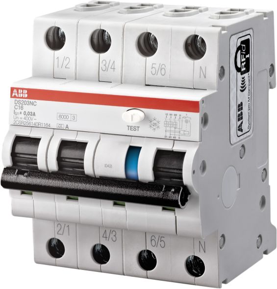 FI/LS-Schalter DS203NCA-K16/0,03