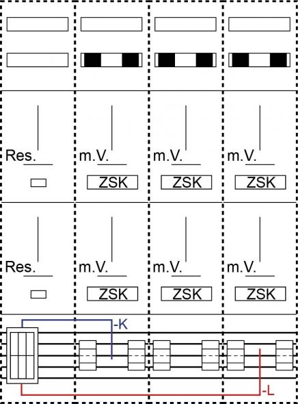 Querverdrahtungssatz ARLUX25-K