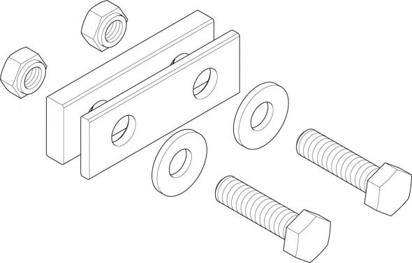 Schrank-Verbindersatz XSV1413
