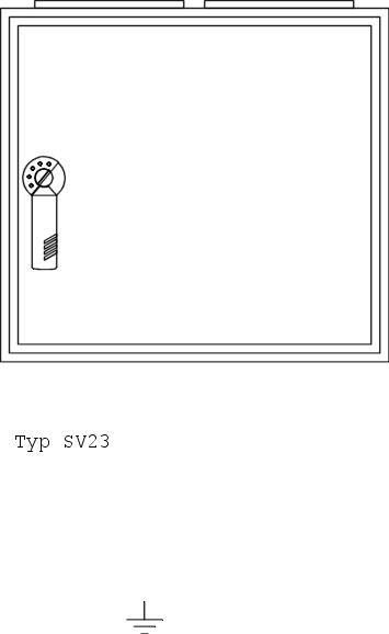 Wandgehäuse SV23