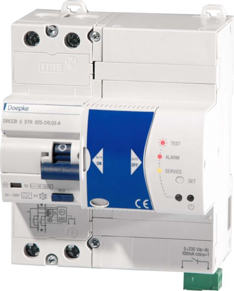 Fehlerstromschutzschalter DRCCB5STR025-2/0,03A