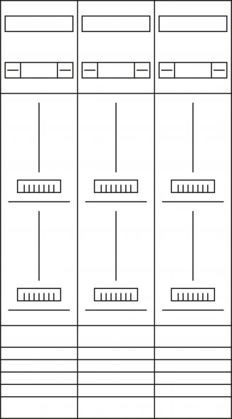 Komplettfeld ZL54C8N univ.Z 3-feld