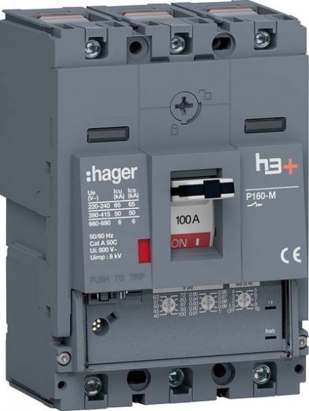 Leistungsschalter h3+ P160 HMS100GC
