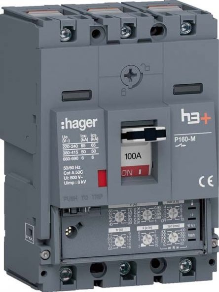 Leistungsschalter h3+ P160 HMS100JC