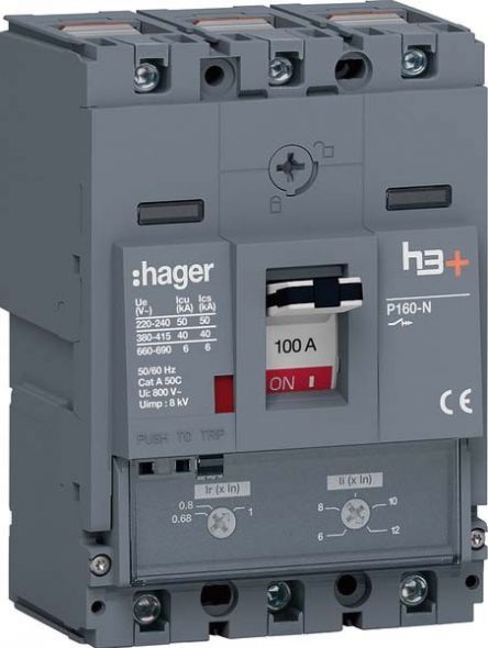 Leistungsschalter h3+ P160 HNS100DC