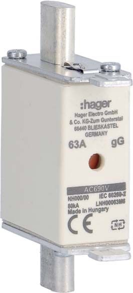 NH-Sicherung NH000 63A gL/gG
