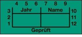 Etikett 590-00164 (VE 100)