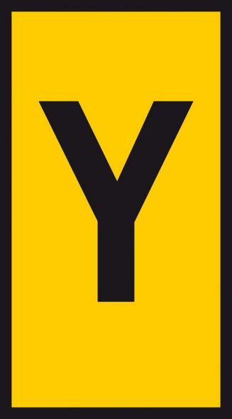 Etiketten CWMS-Y-260-YE
