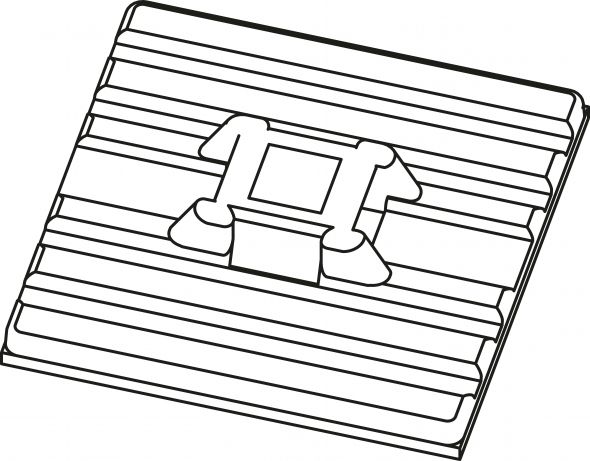 Klebesockel flexibel FMB4APTIPA66HSBK(10)