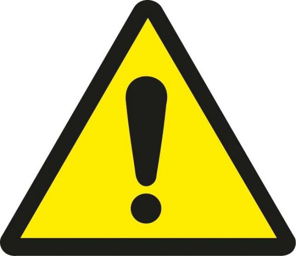 Warnschild 597-65233(VE10)