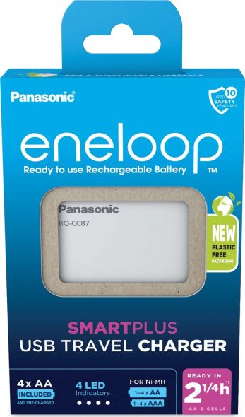 Ladegerät BQ-CC87 eneloop K-KJ87MCD40USB