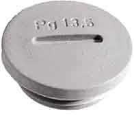 Blindverschraubung BLK Pg36 R7035 LGY