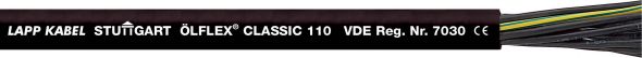 Ölflex Classic 110 BK 1119893 4X0,75mm² T500