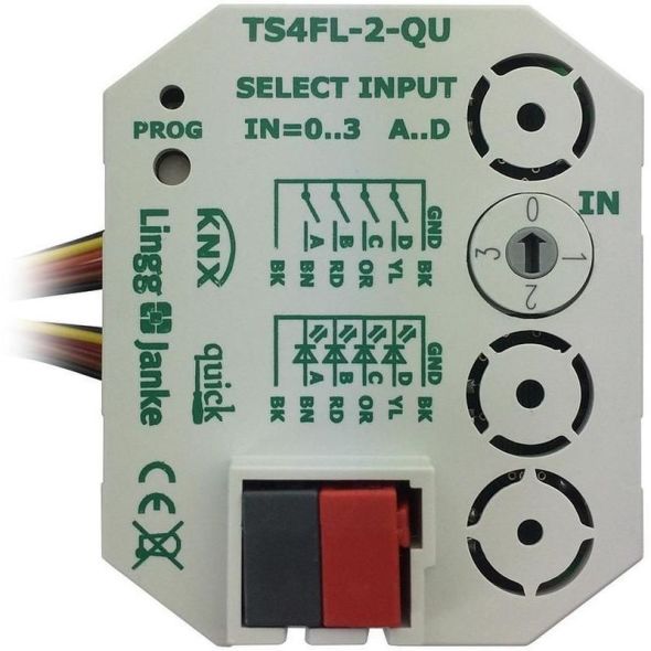 KNX-Tasterschnittstelle TS4FL-2-QU