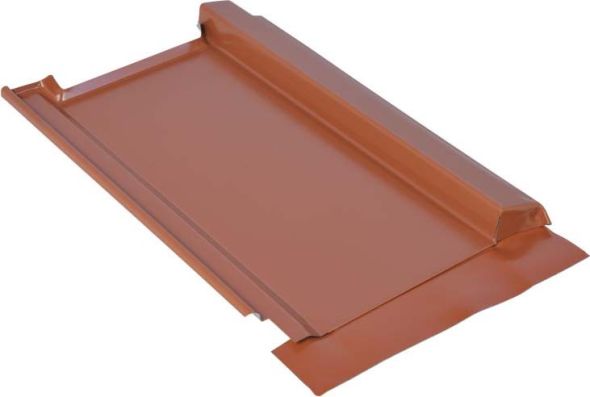 Metalldachplatte Typ Grande 290 MTP-GR-290-ROT stahlblech-rot