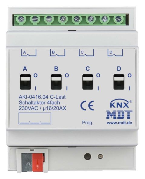 Schaltaktor 4-fach 4TE AKI-0416.04