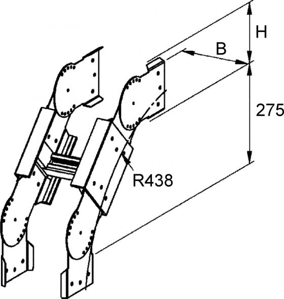 GFK-Bogen verstellbar ULLBA 150.150