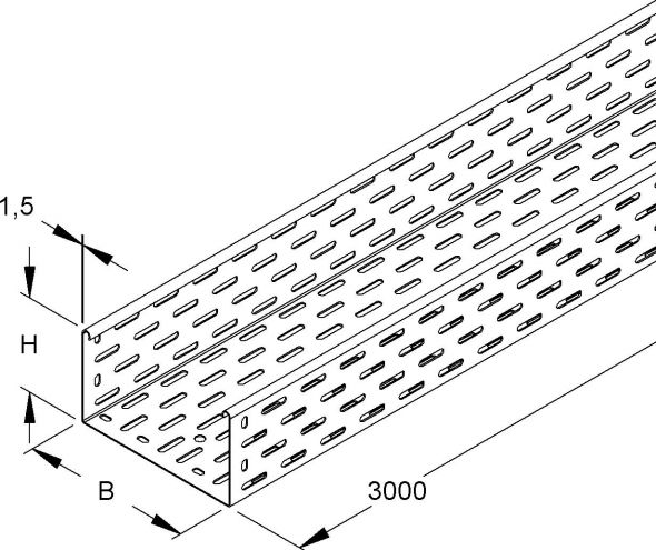 Kabelrinne RS 110.200 F OV