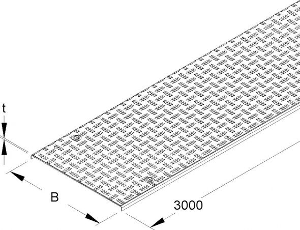 Kabelrinnendeckel RDVSRSL 300