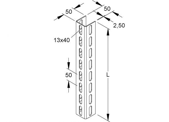 U-Profil U 5050/700 C1KG