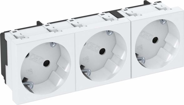 Steckdose 33 Grad, 3-fach STD-D3S RW3